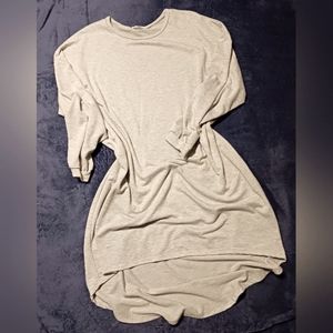 3/4 sleeve fleece dress